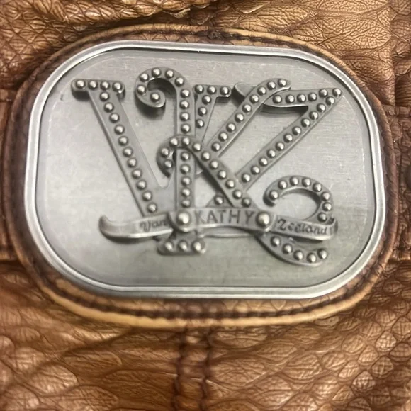 Kathy Van Zeeland Vintage Hobo Leather Bag - Picture 3 of 8